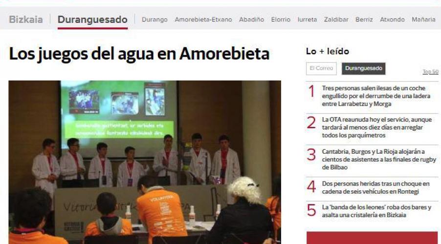 El alumnado de Karmengo Ama diseña uno de los mejores proyectos científicos de Euskadi