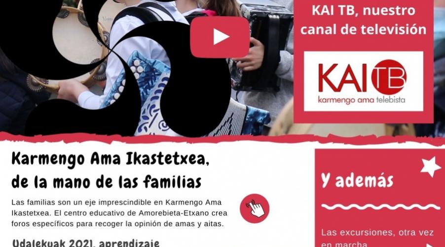 Karmengo Ama Ikastetxeak KAI Egunean buletina estreinatu du ikastetxearen jarduera ikusarazteko