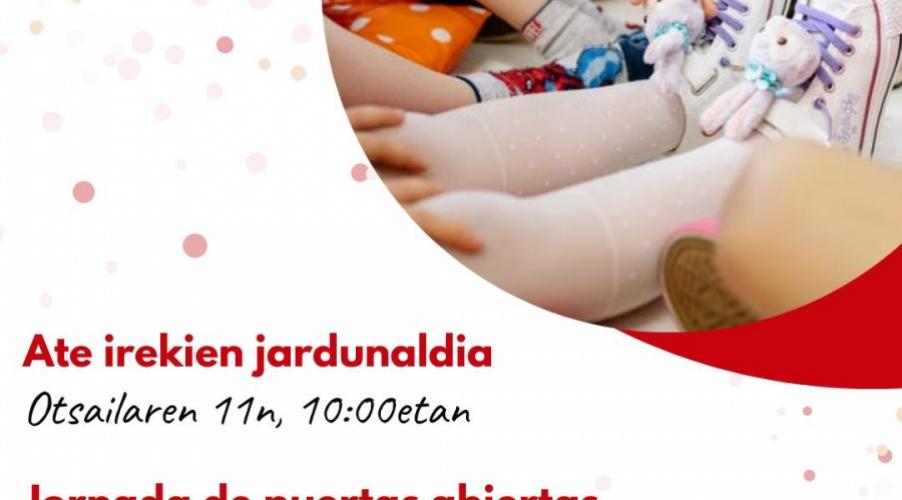 Ate irekien jardunaldia otsailaren 11n Karmengo Ama Ikastetxearen hezkuntza proiektua ezagutzera emateko