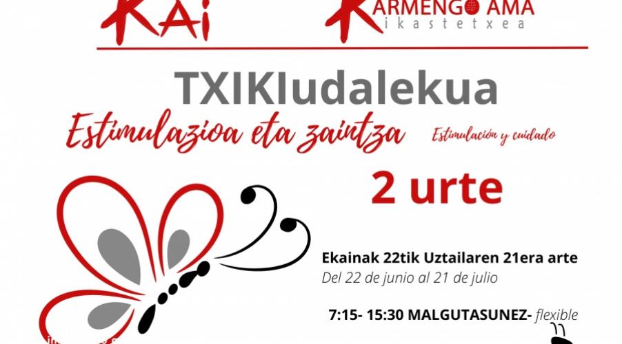 Udalekuak Karmengo Ama Ikastetxean ekainaren 22tik aurrera